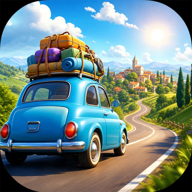 Long Road Trip: Village Tour game icon
